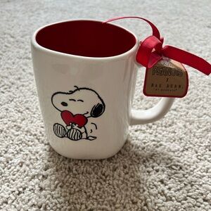 Rae Dunn Snoopy Heart Mug